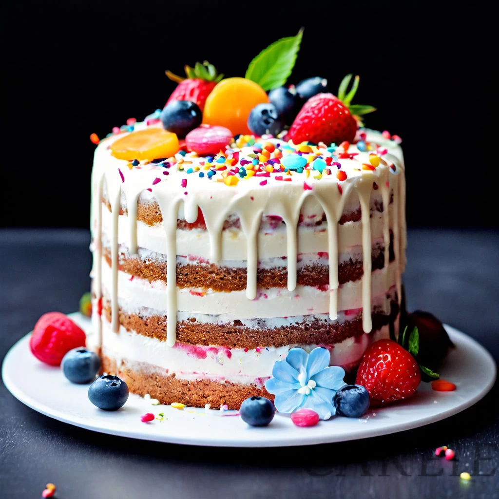 Mango Cheery Fruit Cake